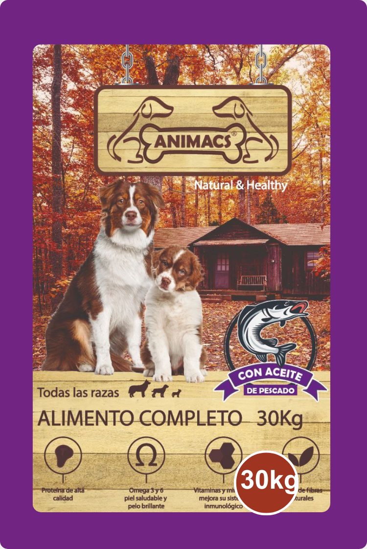 Animac Dog Food Adulto Para todas las Razas