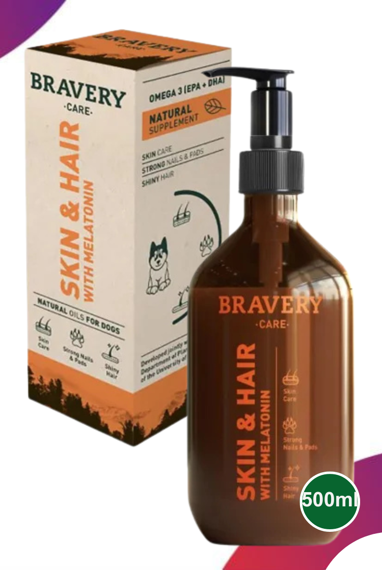 BRAVERY Skin & Hair (Aceite de salmón)