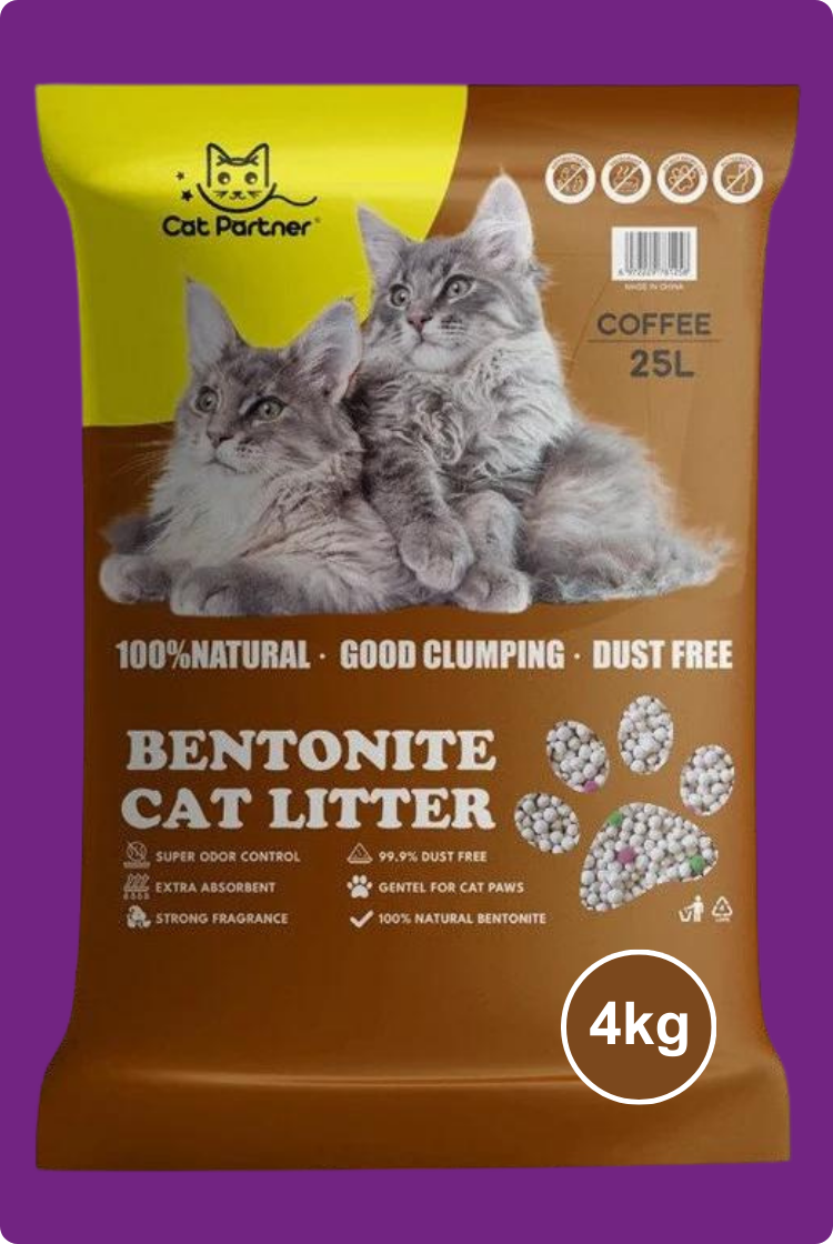 CAT PARTNER Arena Para Gatos Con Aroma Lavanda, Manzana, Limón, Café, Rosas