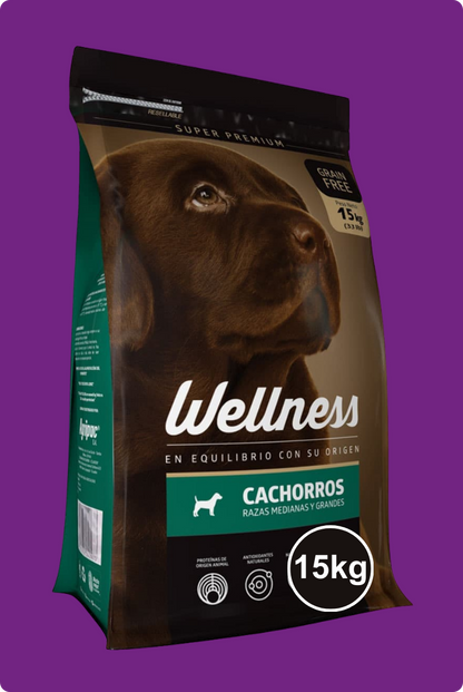 Wellness Cachorros Razas Medianas y Grandes