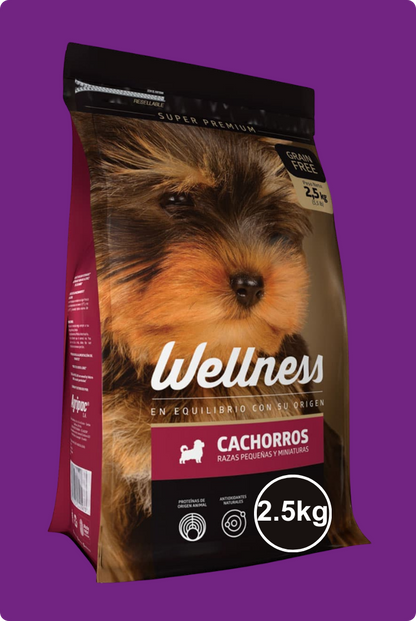 Wellness Cachorros Razas Pequeñas y Medianas