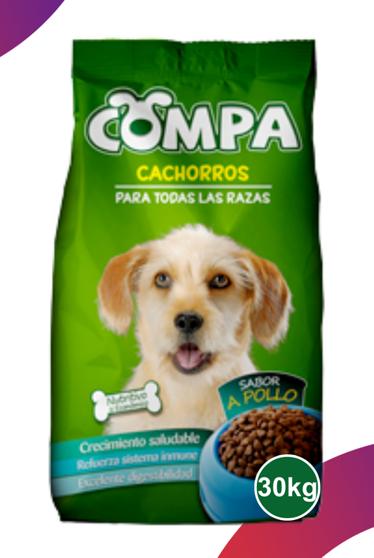 Compa Cachorros Sabor a Pollo Para Todas Las Razas