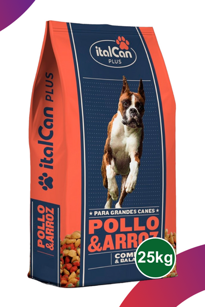 italCan Plus Para Gandes Cánes Pollo Y Arroz