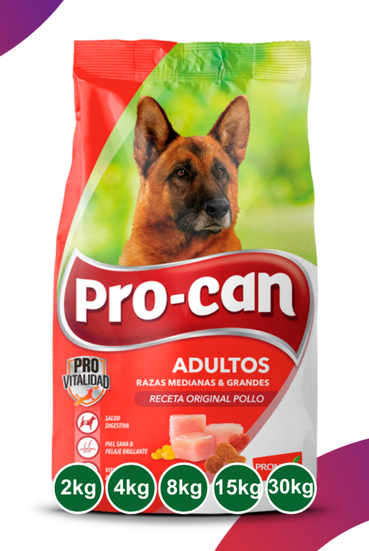 Procan Adultos Receta Original De Pollo Razas Medianas y Grandes