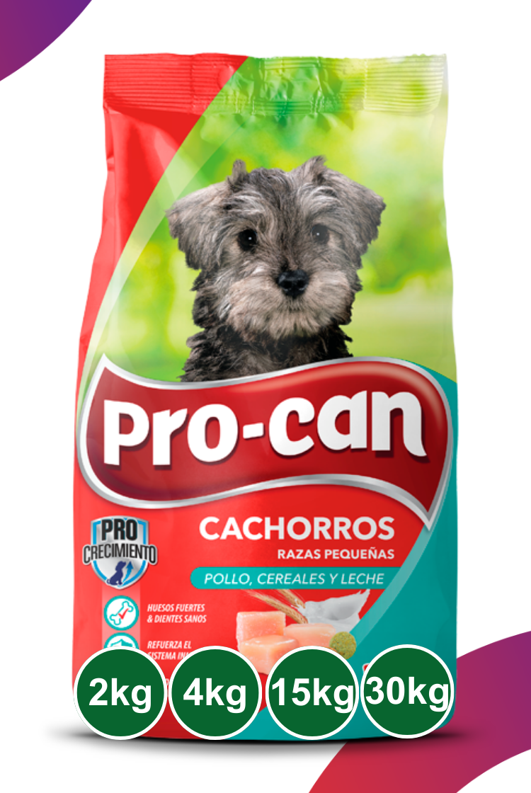 Procan Cachorros Pollo, Cereales y Leche Razas Pequeñas