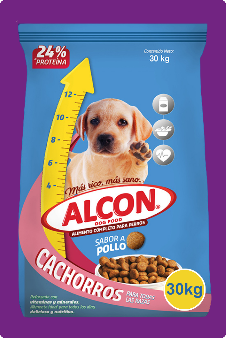 Alcon Dog Food Cachorros Sabor A Pollo