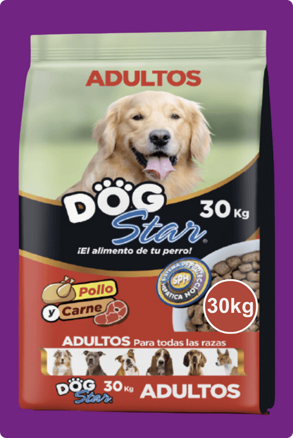 Dog Star Adultos De Pollo y Carne