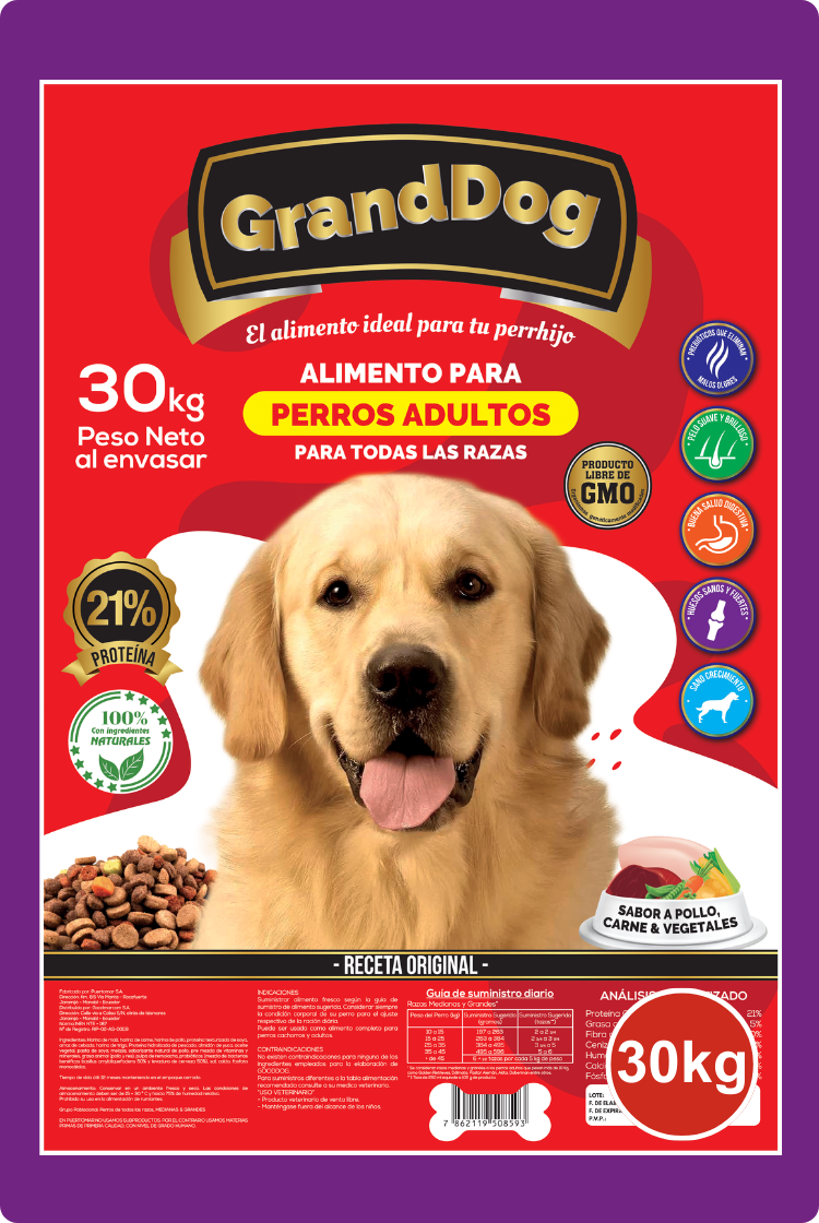 Grand Dog Perros Adultos Para Todas Las Razas