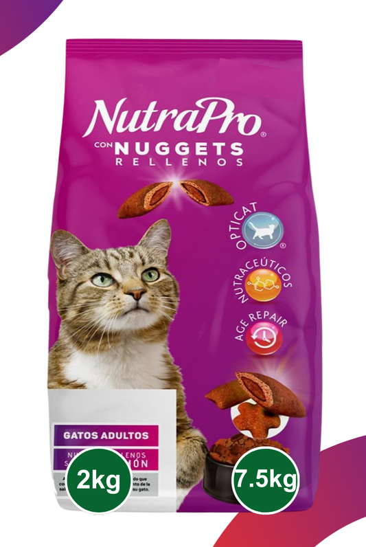 Nutrapro Nugget Gato Adultos Salmon