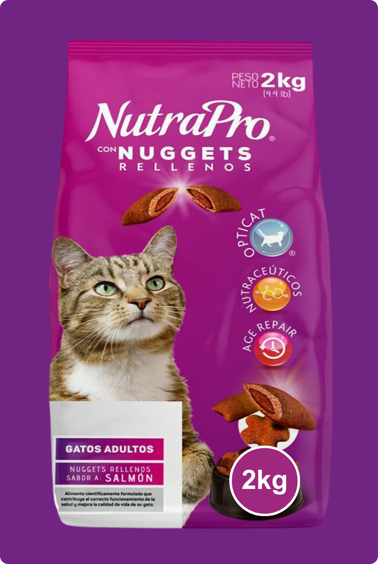 Nutrapro Nugget Gato Adultos Salmon