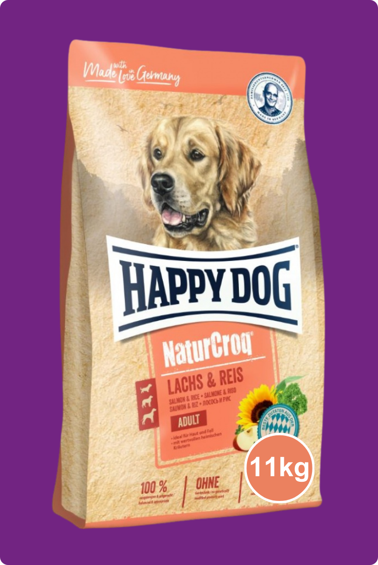 Happy Dog Salmon y Arroz Razas Medianas y Grandes