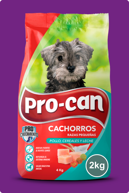 Procan Cachorros Pollo, Cereales y Leche Razas Pequeñas