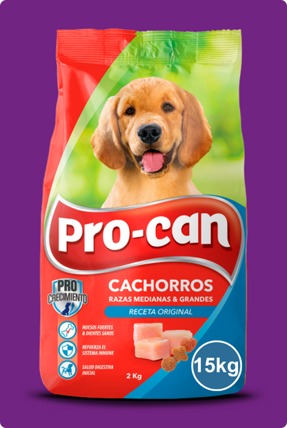 Procan Cachorros Receta Original De Pollo Razas Medianas y Grandes