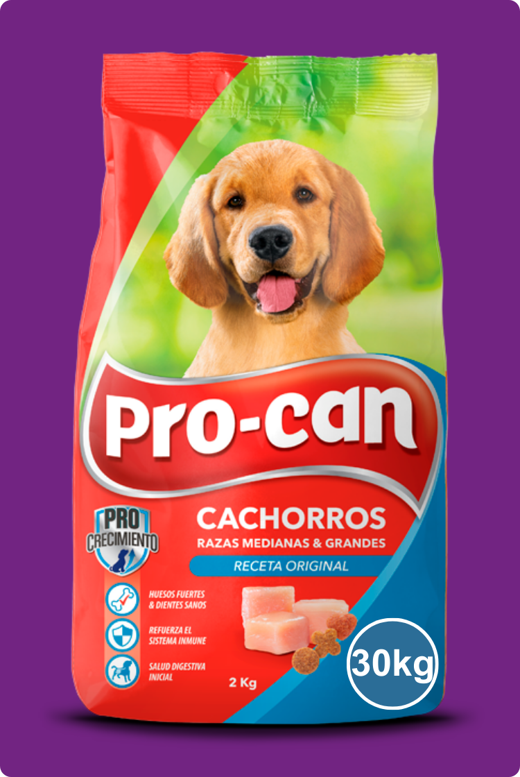 Procan Cachorros Receta Original De Pollo Razas Medianas y Grandes