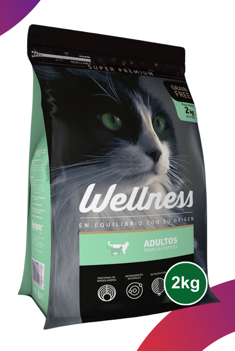 Wellness Gatos Adultos Todas Las Razas