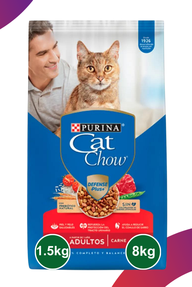 Cat Chow Adultos Sabor Carne