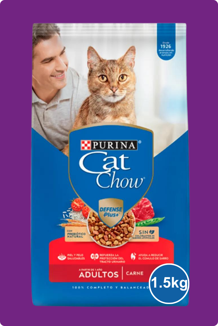 Cat Chow Adultos Sabor Carne