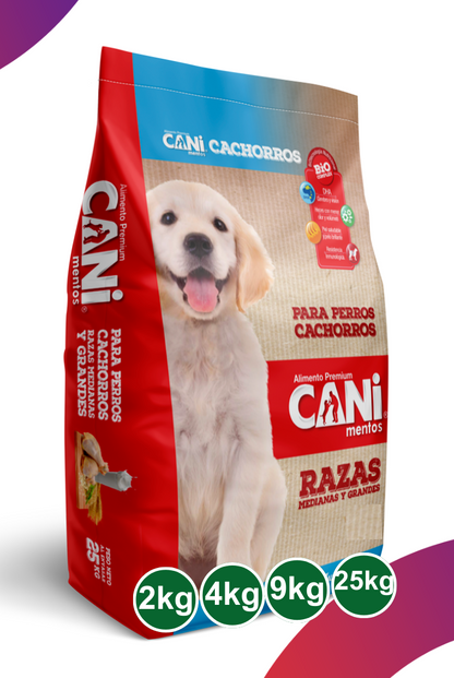 Canimentos Premium Para Perros Cachorros Razas Medianas y Grandes