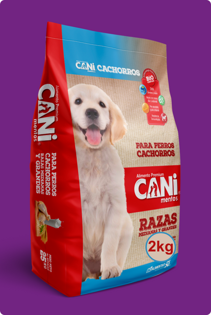 Canimentos Premium Para Perros Cachorros Razas Medianas y Grandes