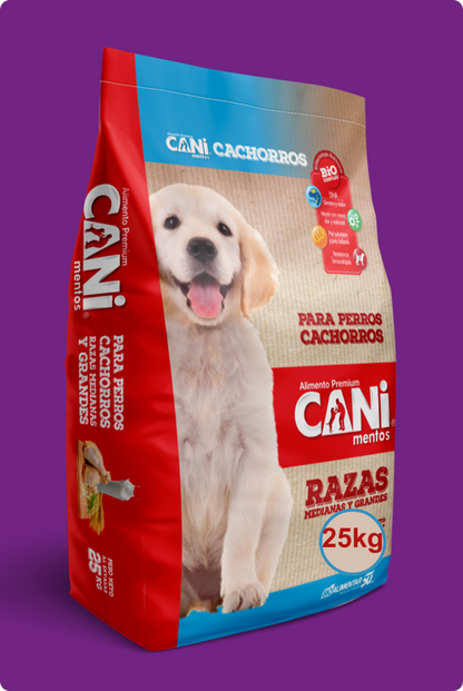 Canimentos Premium Para Perros Cachorros Razas Medianas y Grandes