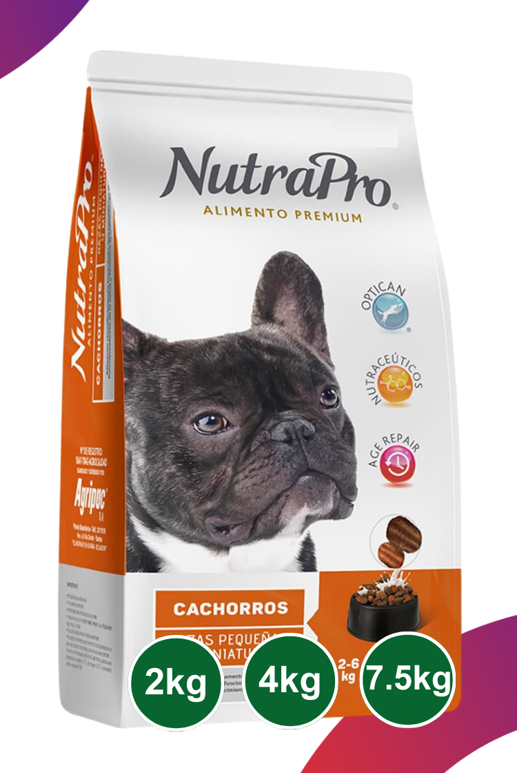 Nutrapro Cachorros Razas Pequeñas y Miniaturas