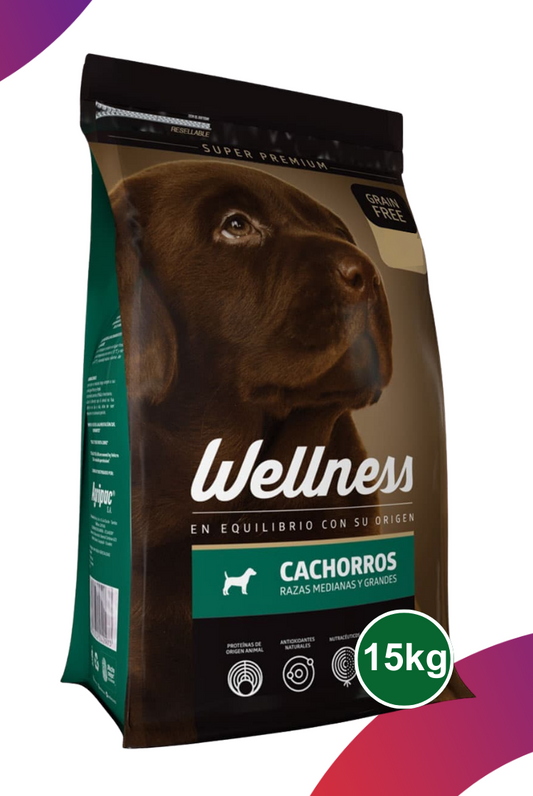 Wellness Cachorros Razas Medianas y Grandes