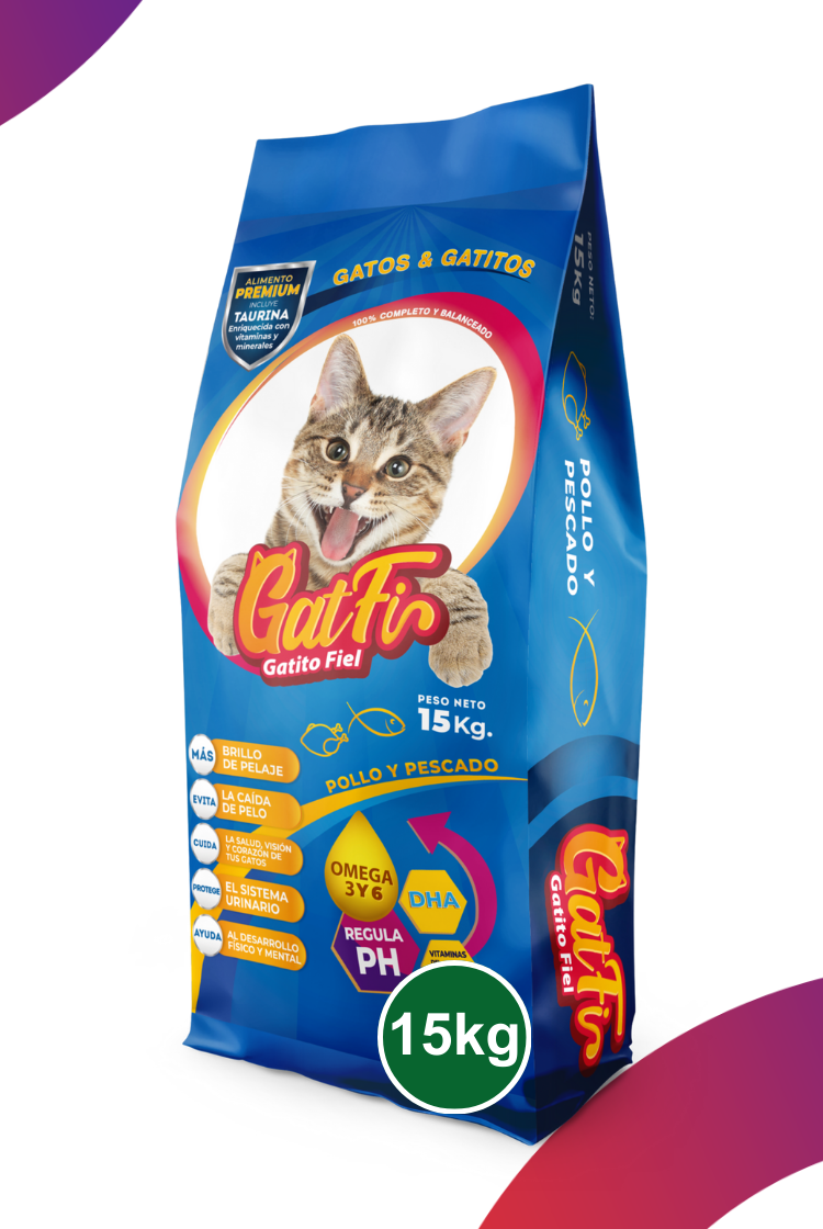 Gatfi Gatitos Tiernos Sabor Pollo y Pescado