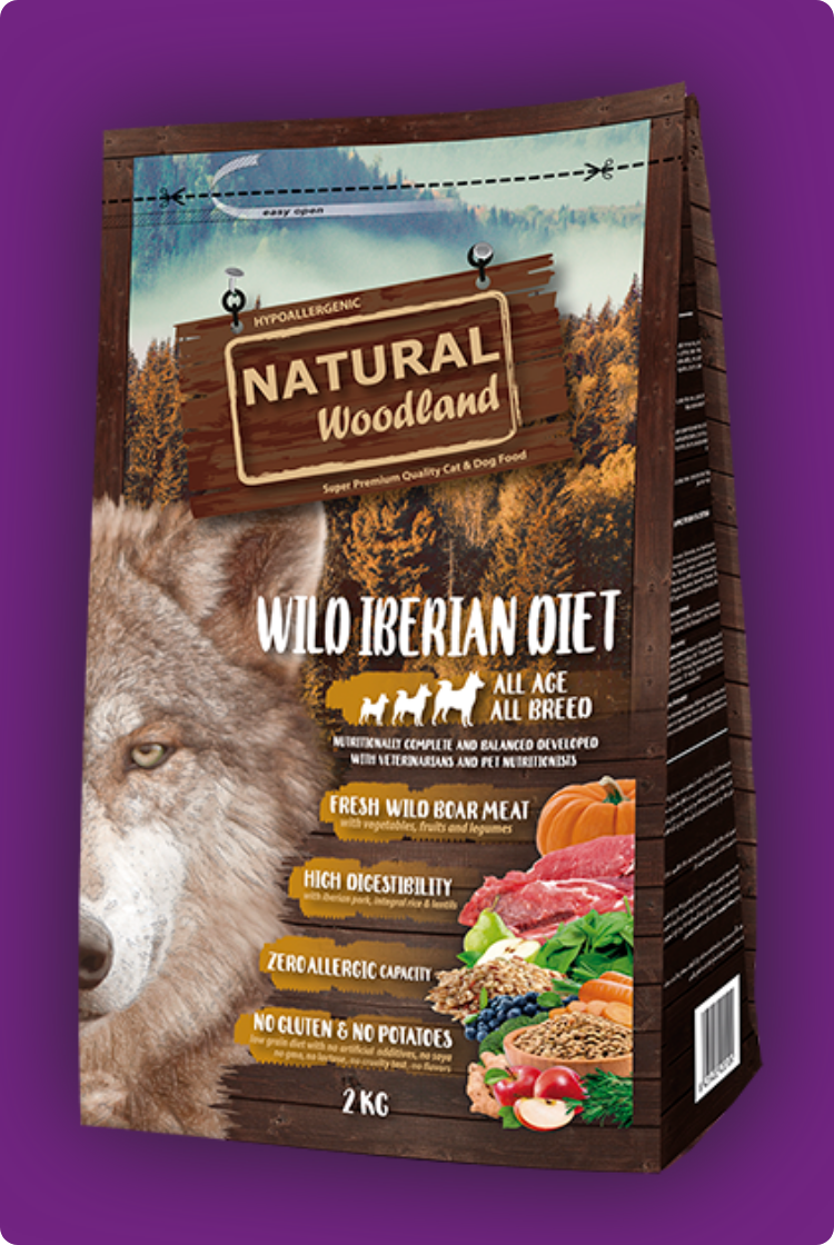 Natural Woodland WILD IBERIAN DIET Para Perros De Todas Las Razas y Edades