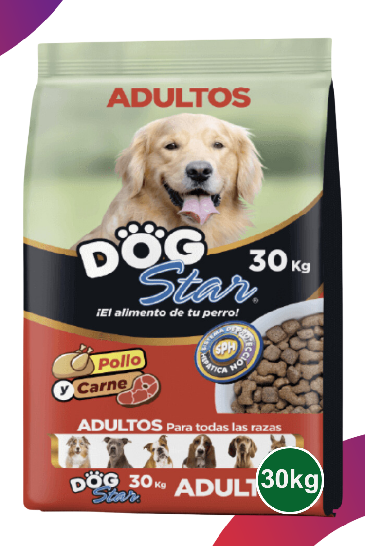 Dog Star Adultos De Pollo y Carne