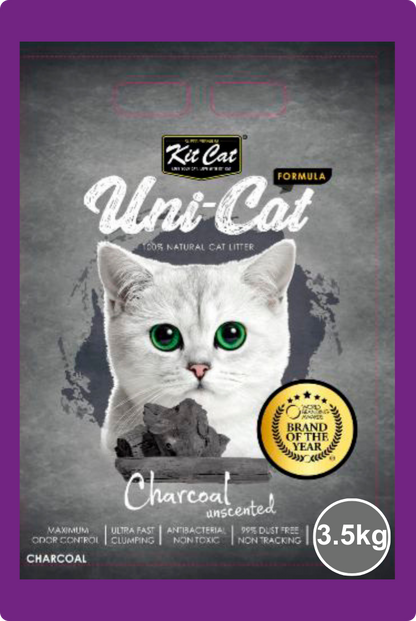 KIT CAT Uni-Cat Arena Aroma Carbón, Talco de Bebe, Lavanda, Limón