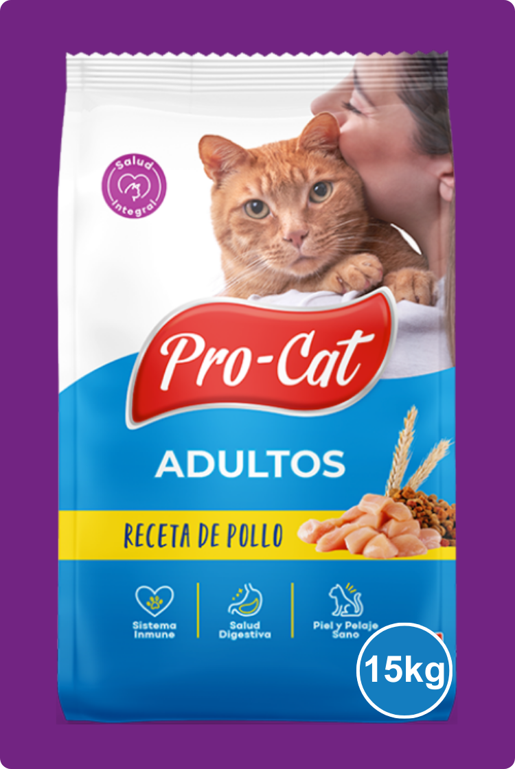 ProCat Adultos Receta de Pollo y Recetas del Mar