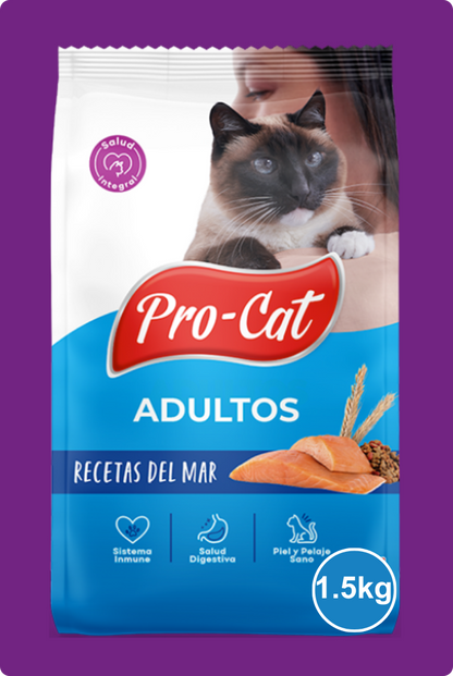 ProCat Adultos Receta de Pollo y Recetas del Mar