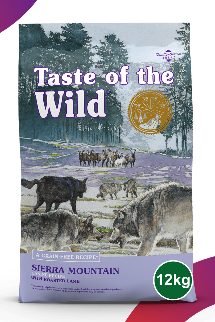 Taste of the Wild Sierra Mountain Con Cordero Asado Adulto Razas Media ...