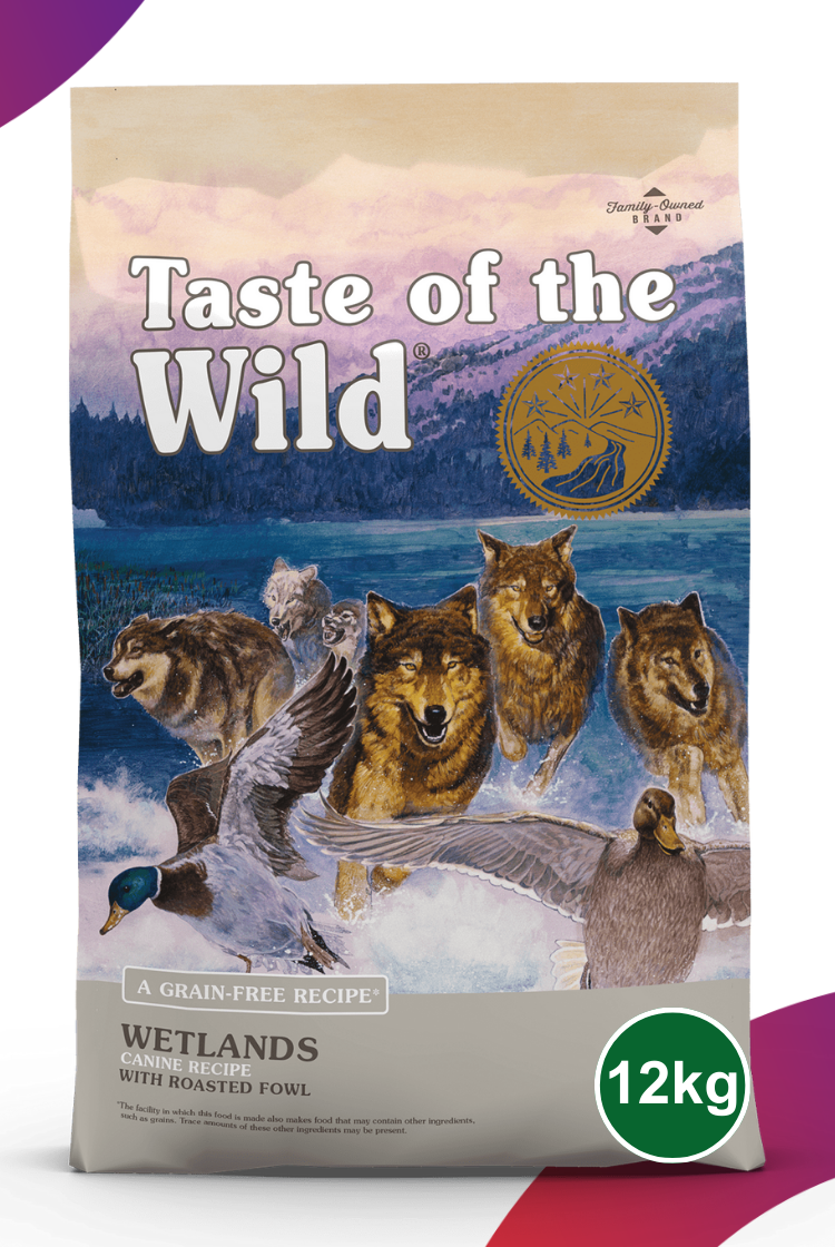 Taste of the Wild Wetlands Canine Recipe Con Pato Asado Adulto Razas Medianas y Grandes