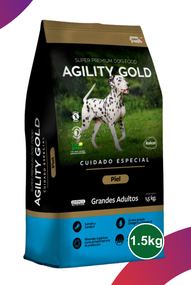 Agility Gold Cuidado Especial Piel Grandes Adultos