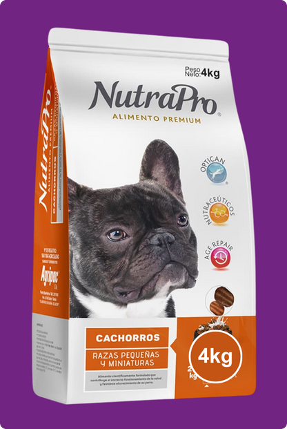 Nutrapro Cachorros Razas Pequeñas y Miniaturas