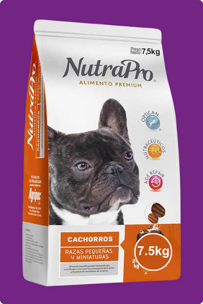 Nutrapro Cachorros Razas Pequeñas y Miniaturas