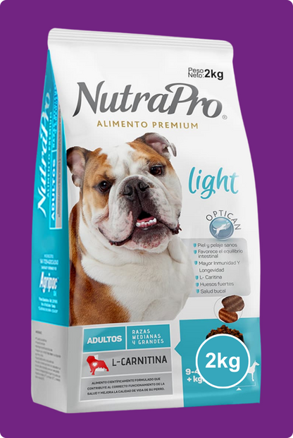 Nutrapro Adultos Light Razas Medianas y Grandes