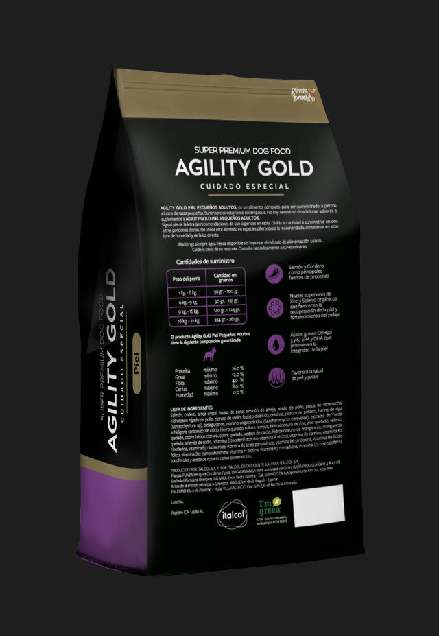 Agility Gold Cuidado Especial Piel Pequeños Adultos