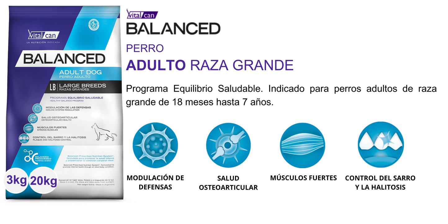 Balanced Perro Adulto Razas Grandes