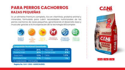 Canimentos Premium Para Perros Cachorros Razas Pequeñas