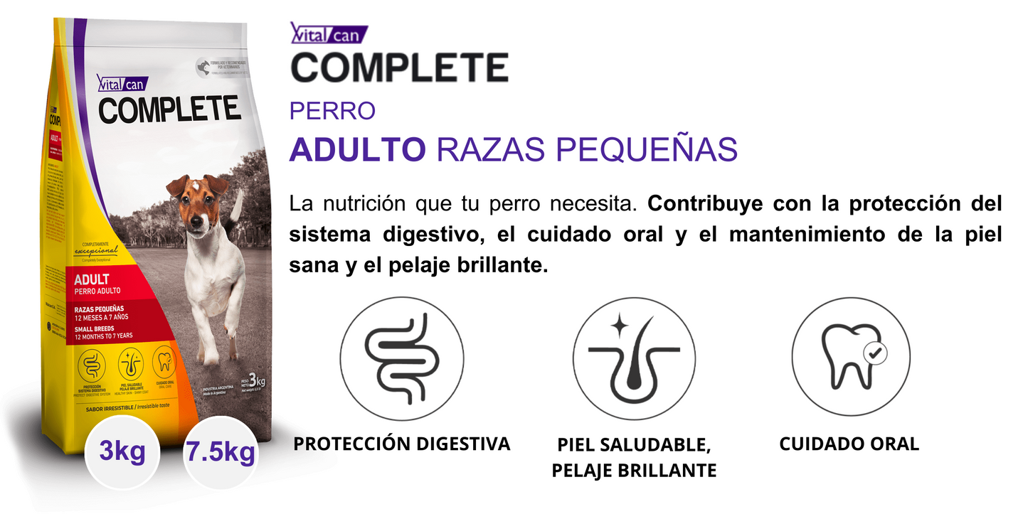 Complete Perro Adultos Razas Pequeñas