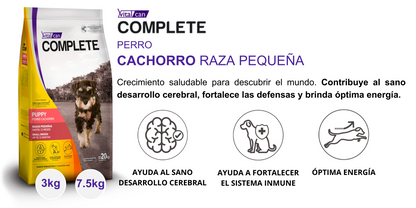 Complete Perro Cachorros Razas Pequeñas