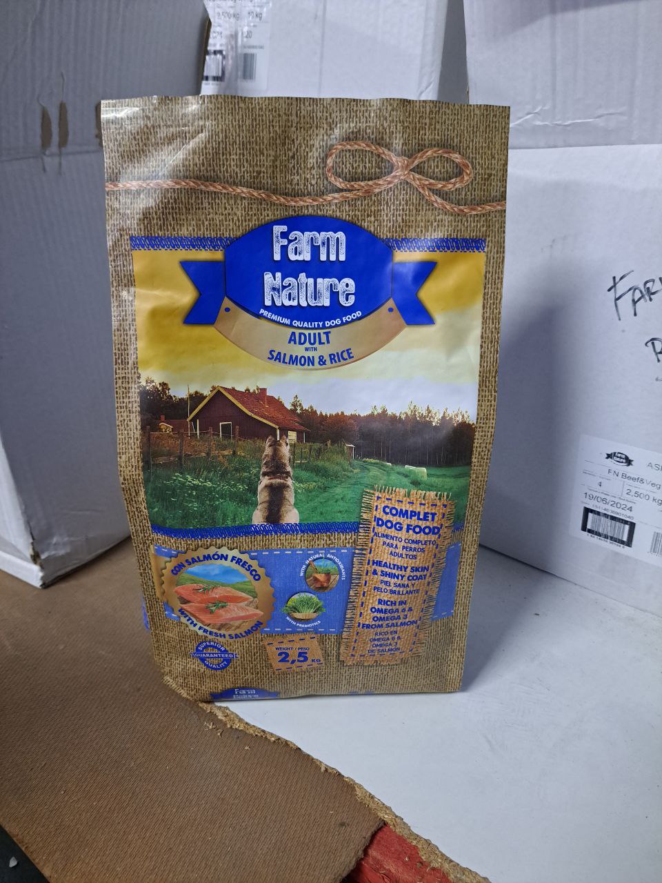 Farm Nature SALMÓN Y ARROZ Fórmula Para Perros Adultos