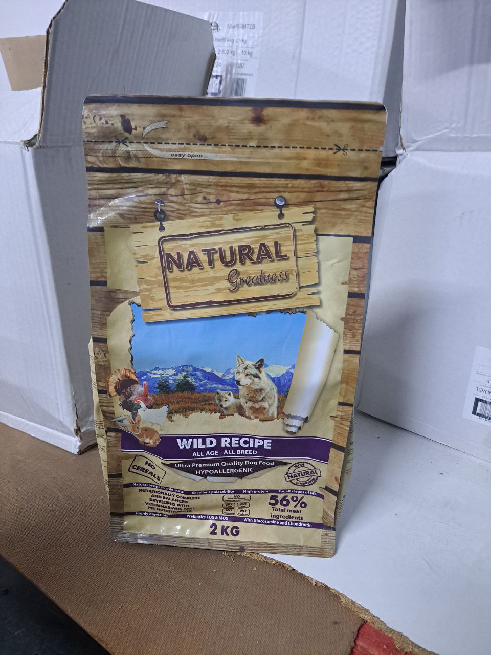 Natural Greatness WILD RECIPE Para Perros De Todas Las Edades - Razas Medianas y Grandes