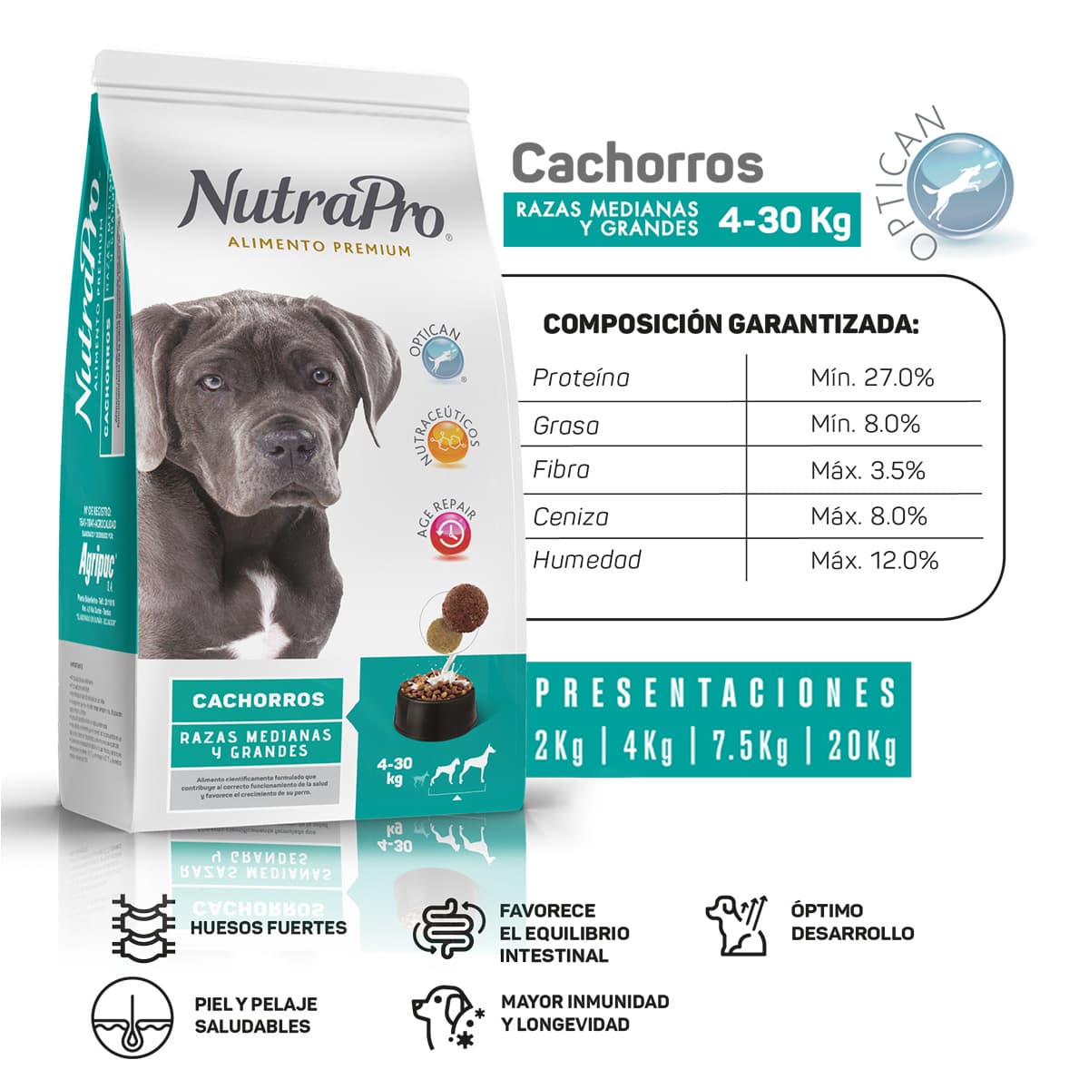 Nutrapro Cachorros Razas Medianas y Grandes