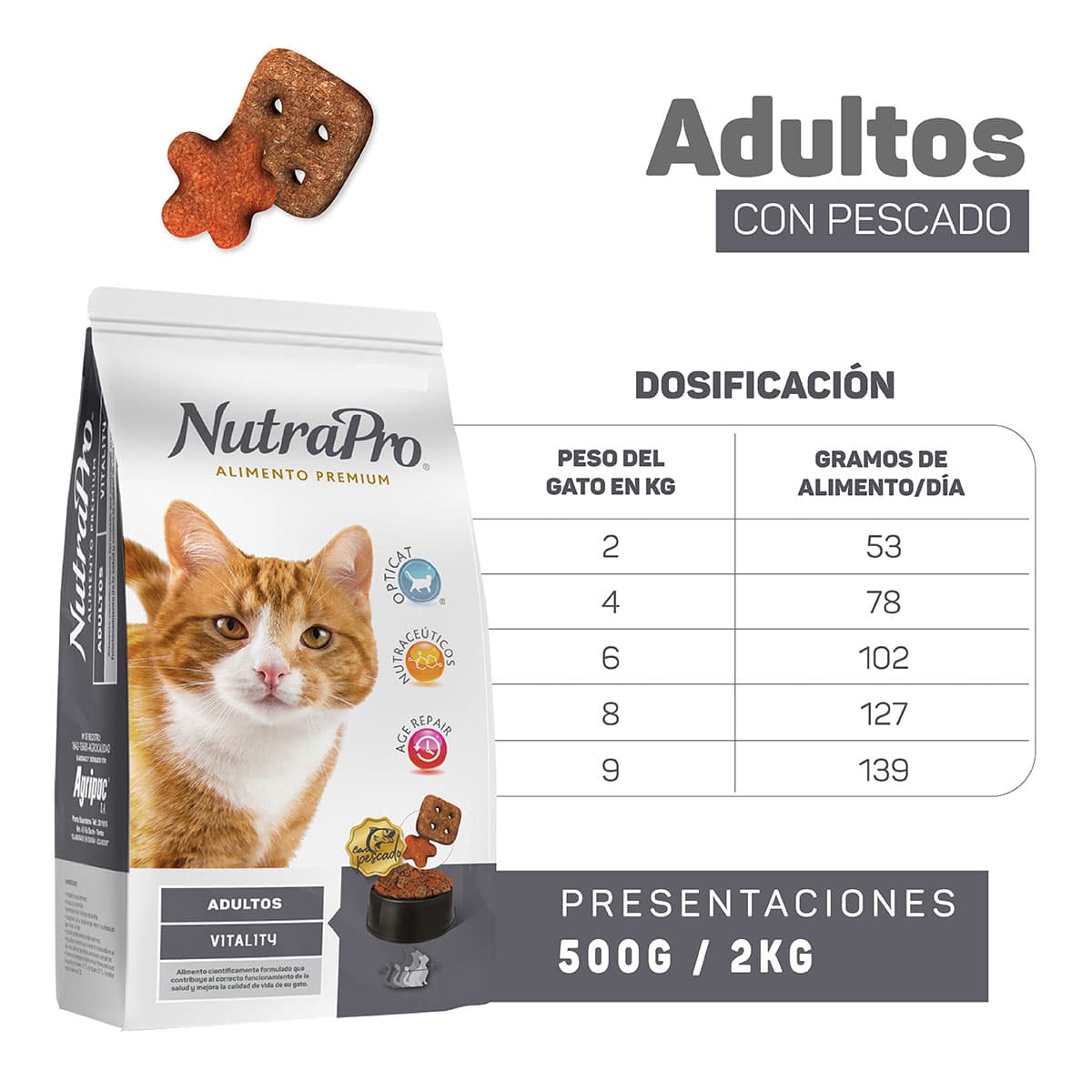 Nutrapro Gatos Adultos Vitality