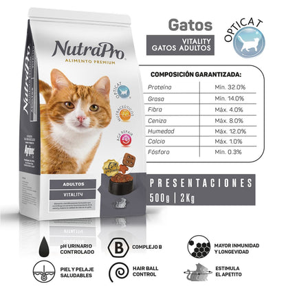 Nutrapro Gatos Adultos Vitality