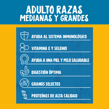 Pedigree Adulto Raza Medianas y Grandes Con Res y Vegetales