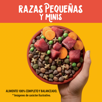 Pedigree Adulto Razas Pequeñas y Minis Con Res y Vegetales